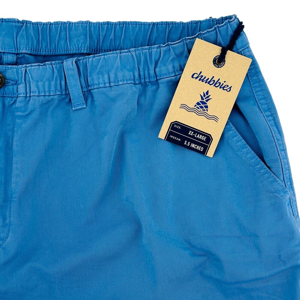 Chubbies Original Stretch Twill Shorts Mens Sz XXL The Big Blues 5.5" Inseam - Picture 2 of 8